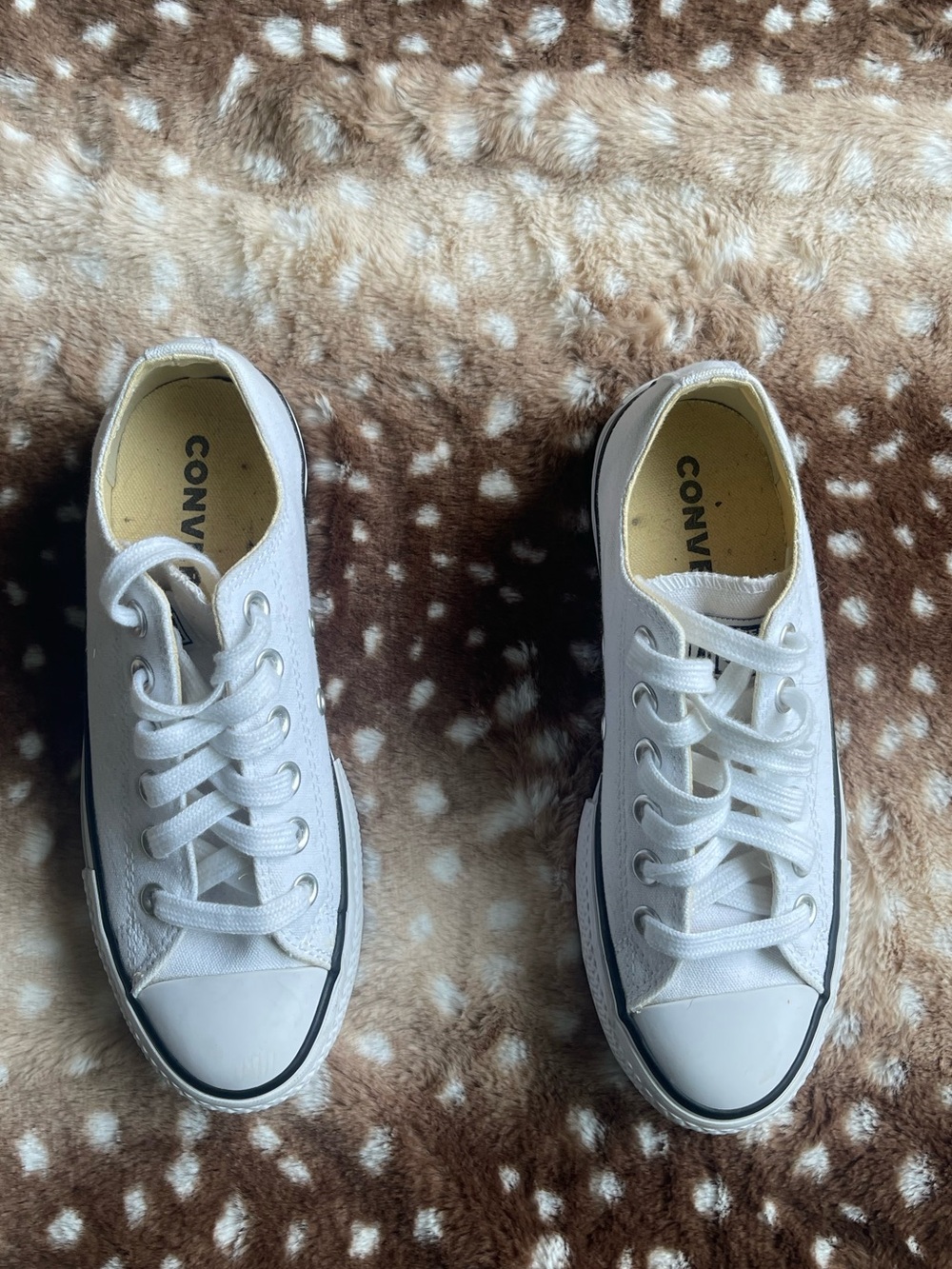 White Platform low converse